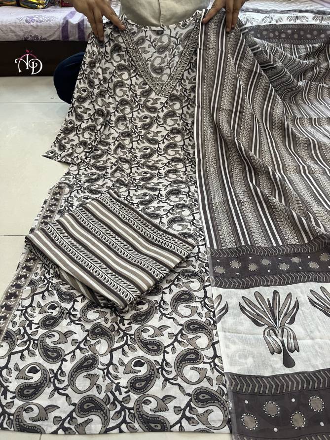 Akshar Designer Summer Special Cotton Kurti With Bottom Dupatta Wholesale Market In Surat
